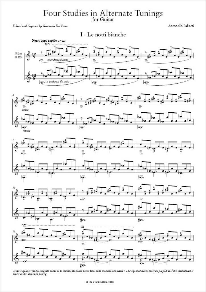 Four Studies in Alternate Tunings